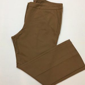 Talbots Woman Camel Brown Wool Trousers Size 20W